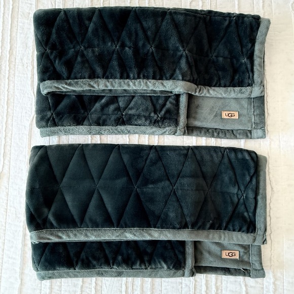 UGG Other - Luxury UGG Dawson Plush Zippered Pillow Cover‎ King Sham Green Cabin 20x37"